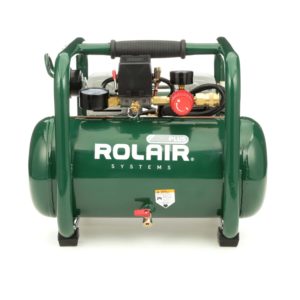 Rolair JC10-PLUS, 1 HP - Ultra-Quiet 2.5 Gall, Oil Less
