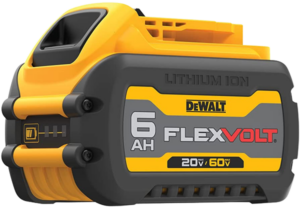 DeWalt DCB606, 20V/60V Max    Flexvolt Battery 6.0AH