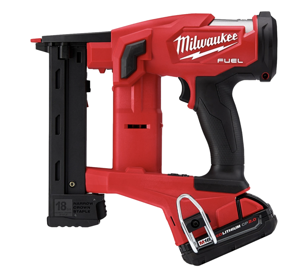 Milwaukee&reg; M18 FUEL™ 18GA 1/4″ Narrow Crown Stapler