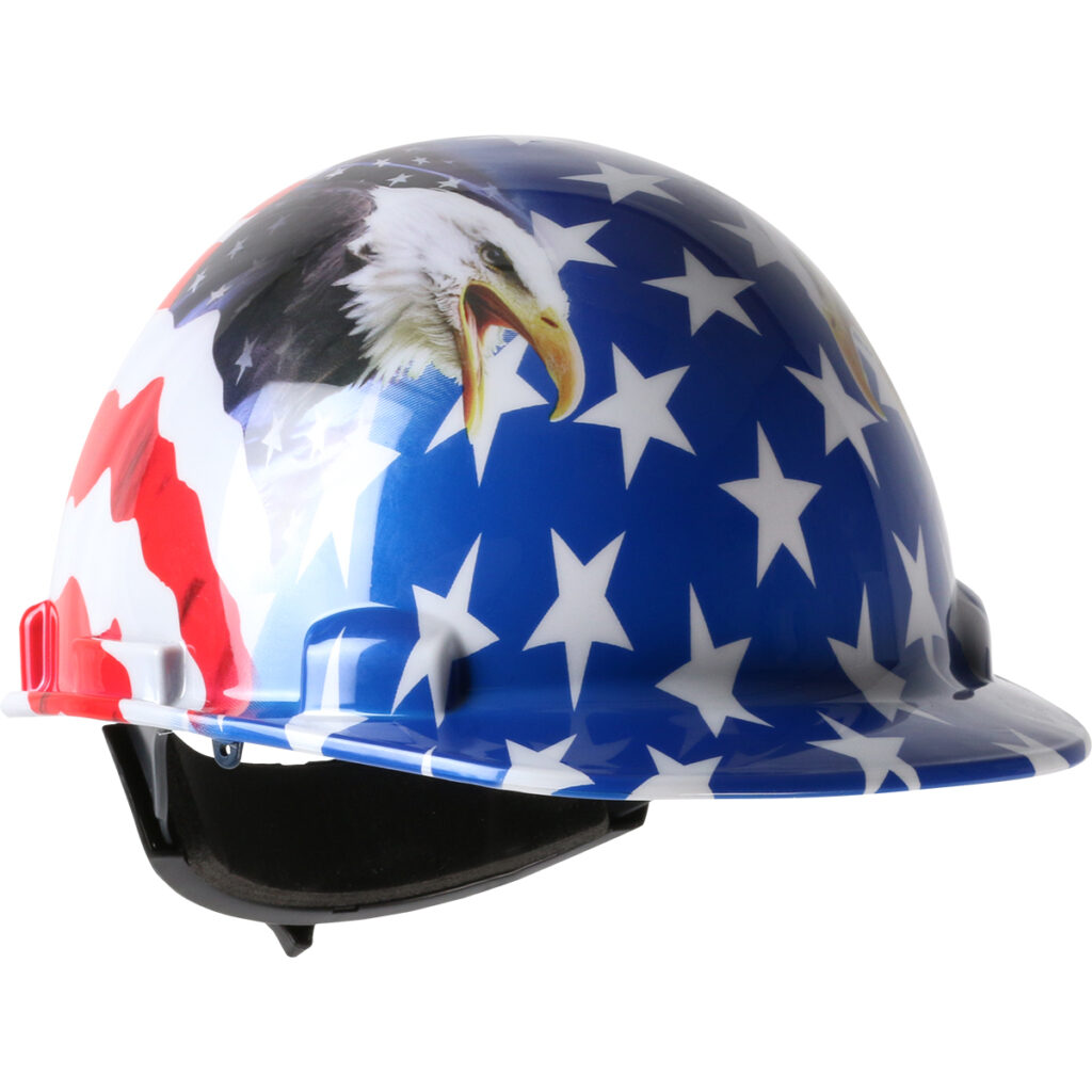 Graphic Wrap Cap Style Smooth Dome Hard Hat